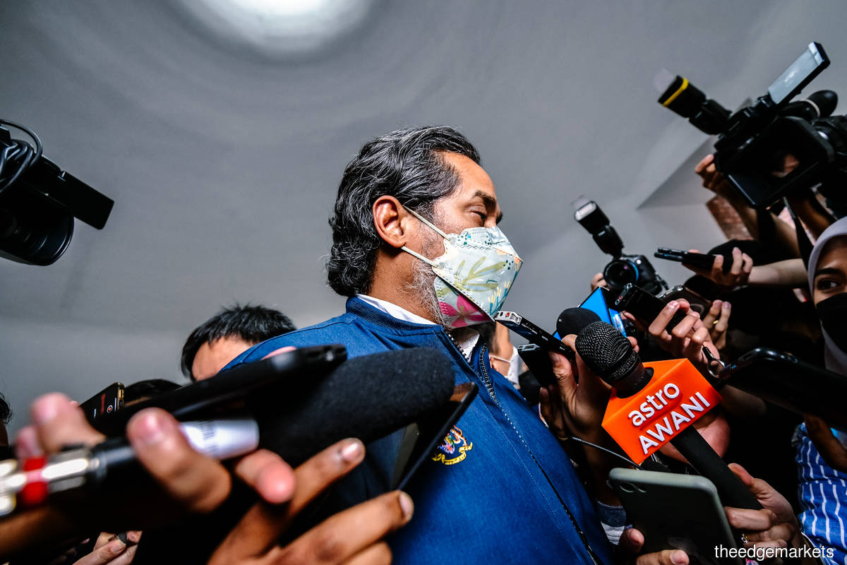Khairy: I lost when I ran for the Umno president post and was looked down, but still remained with Umno. (File photo by Zahid Izzani Mohd Said/The Edge)